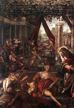 Tintoretto Painting - La Probatica Piscina Renacimiento italiano Tintoretto